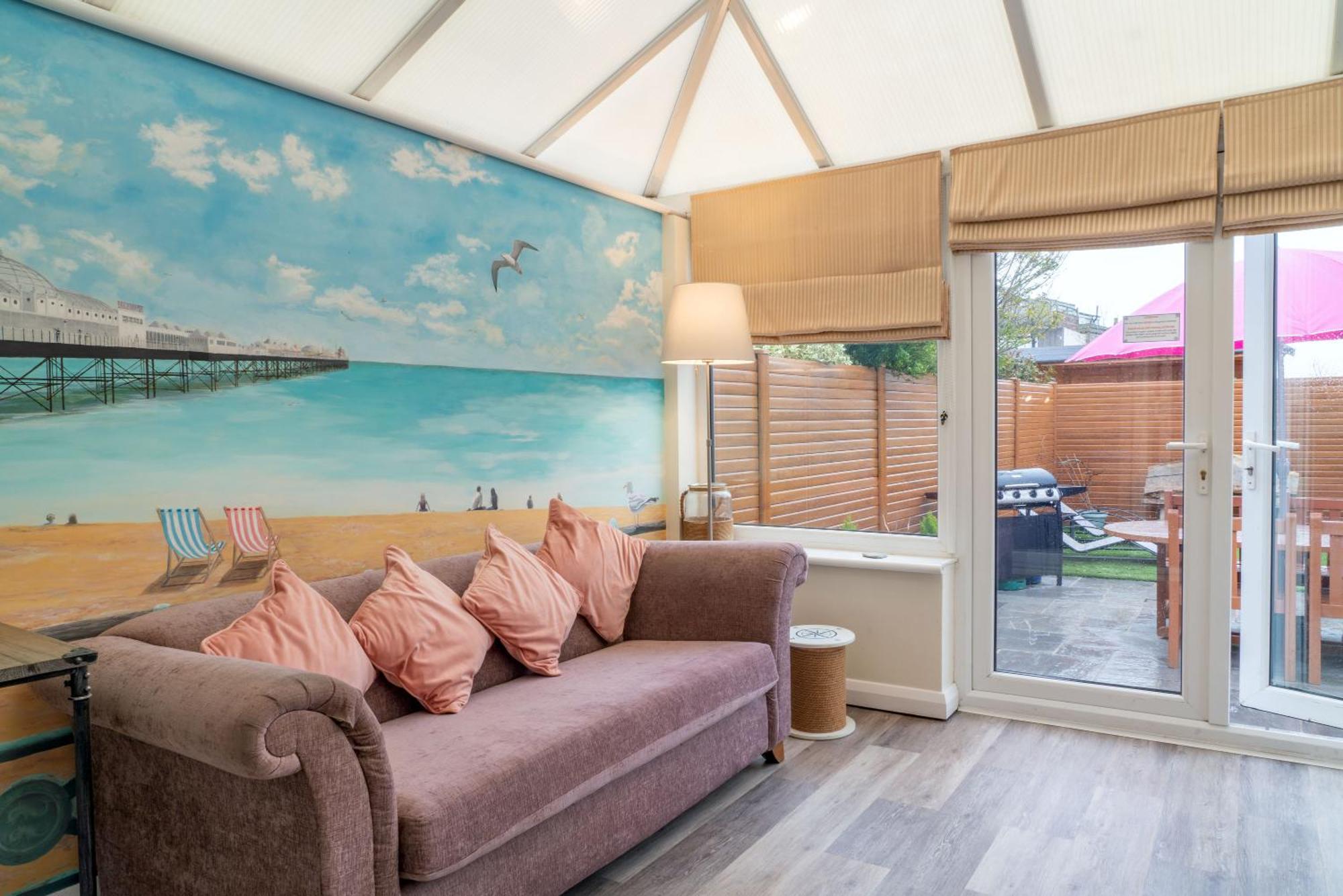 Sunny Queens Park Home - Garden & Private Parking Hove Buitenkant foto
